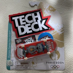 2024 Paris Olympics x Tech Deck Skateboard ๐น Mariah Duran Cat Eating Pizza ๐๐ - Picture 1 of 5