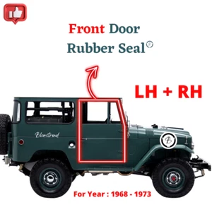 Par de sellos de goma puerta delantera Toyota Land Cruiser FJ40 (1968-1973) Weatherstrip - Imagen 1 de 8