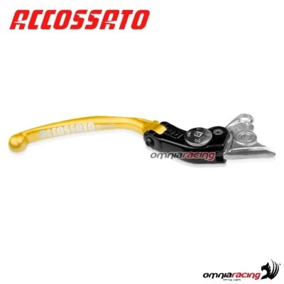 Adjustable long brake lever Accossato gold for Ducati Monster 900ie 2000>2001 Foto 1 de 4