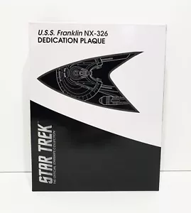 Eaglemoss Collections Star Trek U.S.S. Franklin NX-326 Dedication Plaque - Picture 1 of 3