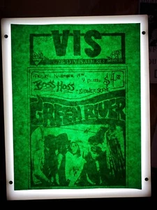 1985 Green River, Boss Hoss, Shower Scene Vintage Grunge Flyer Poster 80s Rare - Bild 1 von 1