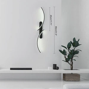 Modern LED Wall Lights Exterior Wall Light Fixture 2-Light for Porch Bedroom USA - Picture 1 of 24