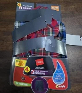 NWTD Hanes M Boy's Ultimate 2pr Boxer Underwear Tagless 124915 - Picture 1 of 1