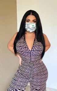 Green Money Face Mask Light Reusable Breathable Washable Fabric Adult Unisex OS - Picture 1 of 2
