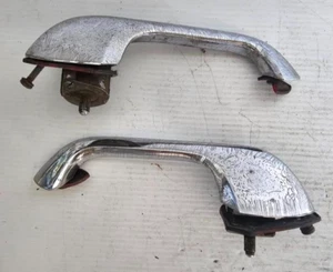 Vintage Ford Truck Exterior Push Button Door Handles, Pair - Picture 1 of 8