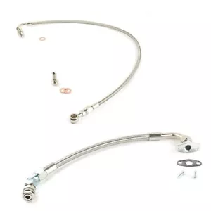 Oil Feed Drain Line For VOLVO 740 940 B230 B234FT w/ VOLVO TD04H-13C - Picture 1 of 7