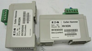 Eaton Cutler Hammer MVX9000 MVXDN Device Net Module USED Lot of 2 - Picture 1 of 3