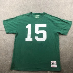 Green Bay Packers Shirt Men XL Green Bart Starr Short Sleeve Graphic  Throwback - Picture 1 of 8