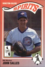 1990 Winston-Salem Spirits Team Issue #3 John Salles