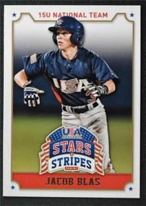 2015 USA Baseball Stars and Stripes #46 Jacob Blas - NM-MT