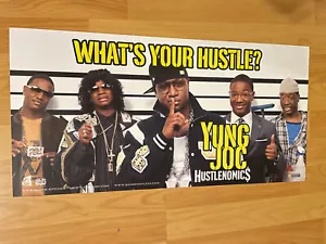 YUNG JOC Hustlenomic $ Promo 12" x 24" Poster Atlanta Rap Diddy Trap Gucci Mane - Bild 1 von 2