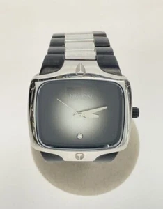 NIXON THE PLAYER Watch Black and Silver New battery No box No Links - Picture 1 of 13