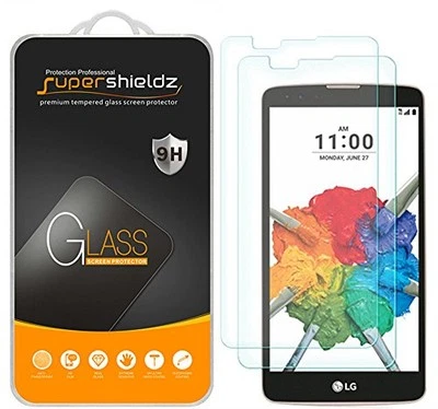 (2 Pack) Supershieldz Designed for LG Stylo 2 V (Verizon) Tempered Glass Screen - Image 1 of 4