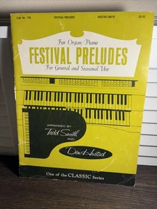 NOTEN SONGBOOK ORGEL KLAVIER Festival Präludien Tedd Smith Don Hustad Vintage 66 - Bild 1 von 7