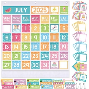 Calendario da Aula Tascabile Set Calendario Set di Bacheca con Tasca S... - Foto 1 di 7