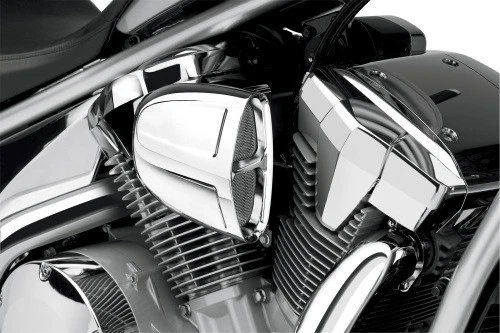 Cobra PowrFlo Air Intake Kit - Chrome Motorcycle Street Bike 06-0137-SB 82-97718 - Image 1 of 3