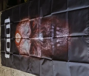 Tool Band 10K Days Logo / Scary Guy Face Art Flag - Huge! - Still Has The... - Bild 1 von 1