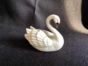 Lenox Schwan Figur Vintage Tortenaufleger/Tischkartenhalter - Bild 1 von 6