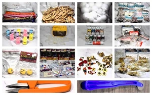 Vielfältiges Bastelbedarf für viele Bastelarten - Bild 1 von 27