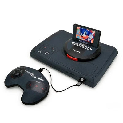 Kidrobot SEGA Genesis Gaming Console 12 Inch Interactive Plush with Sonic Cartri - Image 1 of 4