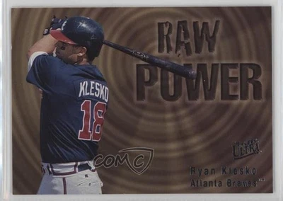 1996 Fleer Ultra Raw Power Ryan Klesko #597 - Image 1 of 2