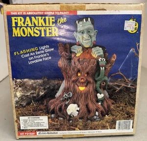 Wee Crafts Halloween Frankie The Monster Kit w/ Light Frankenstein Ceramic NEW - Picture 1 of 6