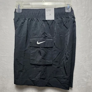 Nike Loose Fit Woven Cargo Shorts DM6247-010 Schwarz Damen Größe XL Neu mit Etikett  - Bild 1 von 9