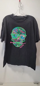 Lucy’s Retired Surfers Bar & Restaurant Neon Skull T-Shirt Size XL - Picture 1 of 5
