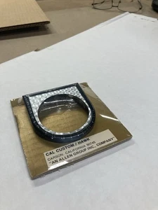 NOS Cal Custom 1 MONTAJE CALIBRE AGUJERO NEGRO CON HERRAJES PEQUEÑO GIRO MOTOR - Imagen 1 de 2