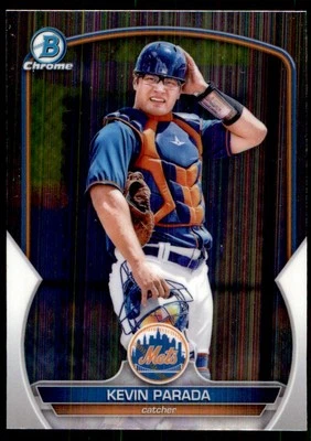 2023 Bowman Chrome Prospects Kevin Parada New York Mets #BCP-91 - Image 1 of 2