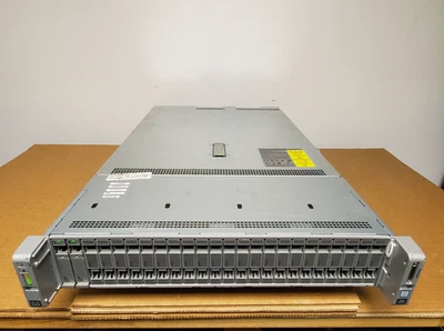 Disco duro Cisco UCS-C240-M4 SFF Two E5-2640V3 2,6 GHz 16C 256 GB RAM 24x 1,2 TB 10 K 24B Foto 1 de 4