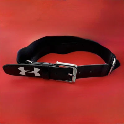 Under Armour Youth Boys Adjustable Black Baseball Belt, B#27 - Image 1 of 4