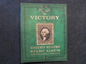 Vintage 1960 edition The Victory United States Stamps Album with several stamps - Picture 1 of 7
