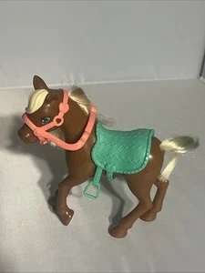 Barbie Club Chelsea 6" Blonde Chelsea BROWN PONY HORSE for Loving Family Ty94 - Picture 1 of 1
