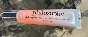 Philosophy * Sprudelnder Lippenglanz, Hochglanz, volle Größe 0,5 Oz. NEU kein versiegelter Glanz - Bild 1 von 3