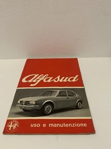 Libretto Di Uso E Manutenzione Auto Alfasud Prima Serie - Foto 1 di 9