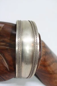 Signiertes Modernist 925 Sterlingsilber schweres mexikanisches Damenarmband 7,5 Zoll - Bild 1 von 22