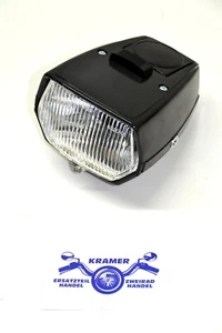 Garelli Europed Katia Bonanza Duoped Jawa Condor Mofa Scheinwerfer Lampe Schwarz - Bild 1 von 5