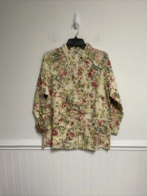 Blazer Norm Thompson multicolor manga larga talla grande  Foto 1 de 4