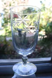 8 Libbey Candlelight Iced Tea Glasses Grey Cut Vintage 6 3/4 " - Picture 1 of 5