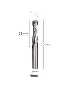 Carbide Spiral Router Bit Up&Down Compression 4*25 mm Cut Size 4mm Shank - Picture 1 of 5