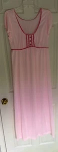 Abito lingerie vintage anni 60 Formfit Rogers rosa trasparente retrò grande 14-16 US - Foto 1 di 10