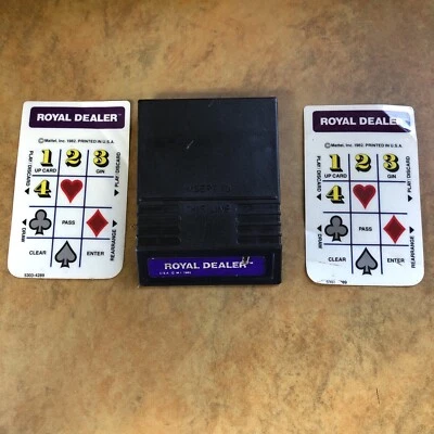 Royal Dealer Intellivision Video Game, 1982 W-Inlays - Image 1 of 4