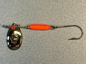 Spinners de fundición Savage Strike - ""Heavy Metal"" cabeza de acero y salmón - talla 4 - Imagen 1 de 3