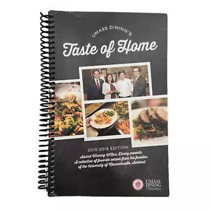 UMass Amherst Taste of Home 2013-2014 Cookbook Students Family Recipes Spriral - Picture 1 of 9
