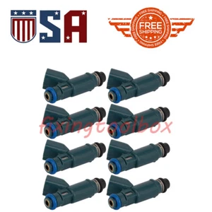 2W93-BA AJ82532 AJ88900 8PCS Fuel Injectors Fit For 2008-2009 Land Rover 4.2L V8 - Foto 1 di 10
