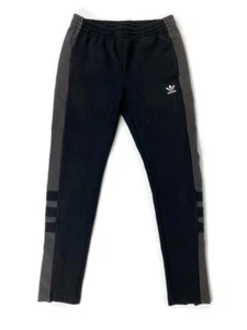 Pantalones de chándal Adidas Essentials contorno logotipo negros cremallera pierna para mujer talla S - Imagen 1 de 7