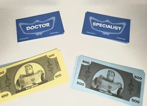 2009 Toy Story 3 Operation Board Game 24 Specialist Doctor Cards money replace - Picture 1 of 5