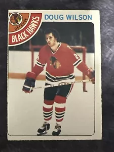1978-79 O Pee Chee 168 Doug Wilson Chicago Blackhawks Rookie Card - Picture 1 of 2