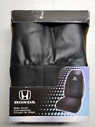Vintage Style 90s Embroidered Black Leather Car Seat Cover 